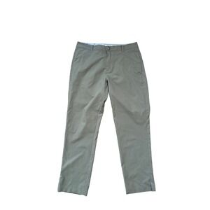 Puma Olive Green Straight-Leg Pants